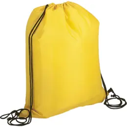Lightweight Drawstring Bag 210D Yellow